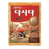 【韓国万能だし】ダシダ プレミアム海鮮だし 100g｜7種の海鮮の旨味凝縮｜スープ・炒め物・鍋料理に｜味の決め手 韓国調味料