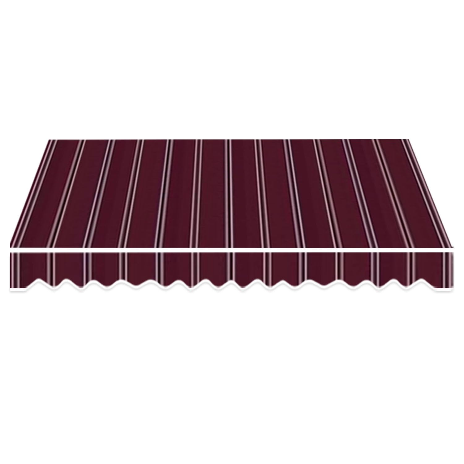 Markiza premium na patio – zapasowa tkanina od 2 m do 4,9 m, do ogrodu, na balkon, odporna na warunki atmosferyczne, czerwona tkanina (4,5 x 1,5 m)