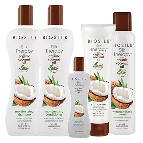 Biosilk Silk Therapy with Coconut Oil Moisturizing...