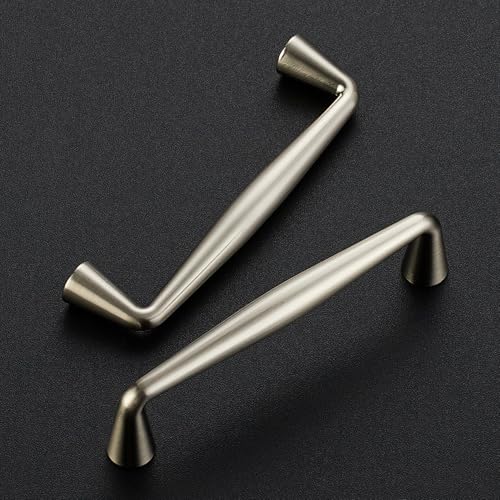 Image of Ravinte 20 Pack 3-1 /2 Inch Brushed Nickel Kitchen Cabinet Handles Solid Zinc Alloy Cabinet Pulls Cupboard Hardware Drawer Handles