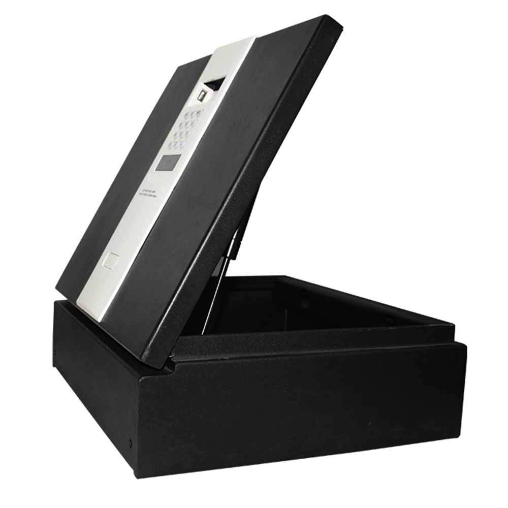 ZHOUQIL Security Safe Box, Safe Box Digital Small Safe, Drawer/Floor Electronic, Best Used for Cheque Books, Money, Jewelry, Passports, Guns and More