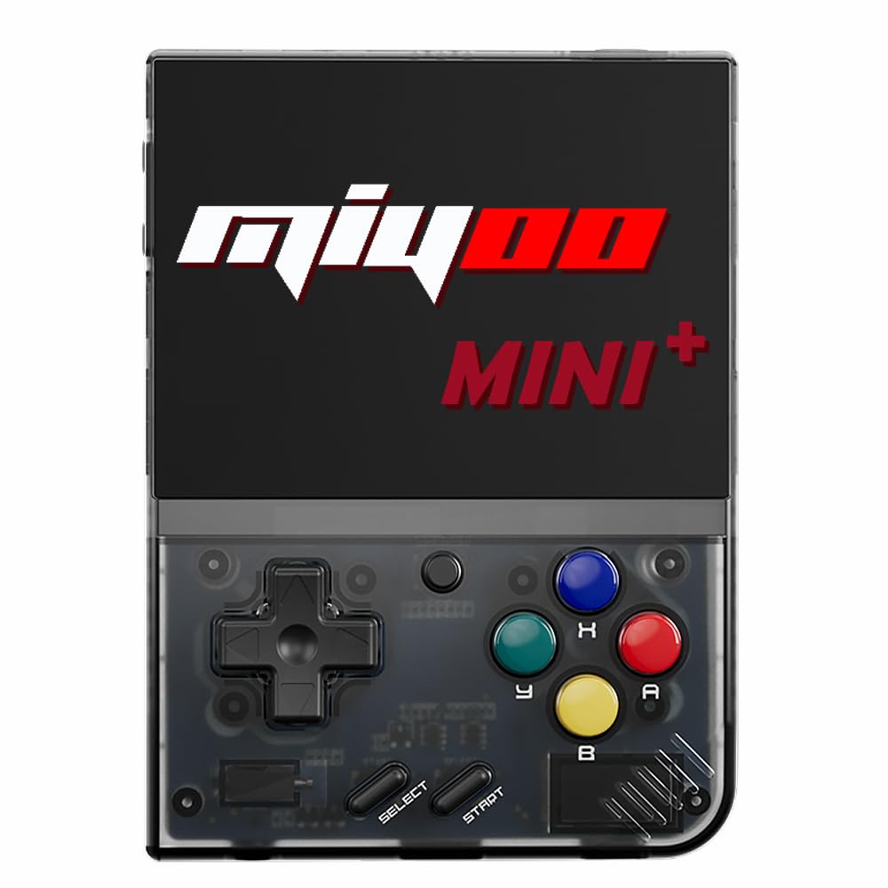 MiyooMiyoo Mini Plus Retro Gaming Console, Portable Handheld Game Console with 3000mAh Battery 3.5'' IPS Screen, Compatible with a Large Variety of Classic Games. Support WiFi & RTC