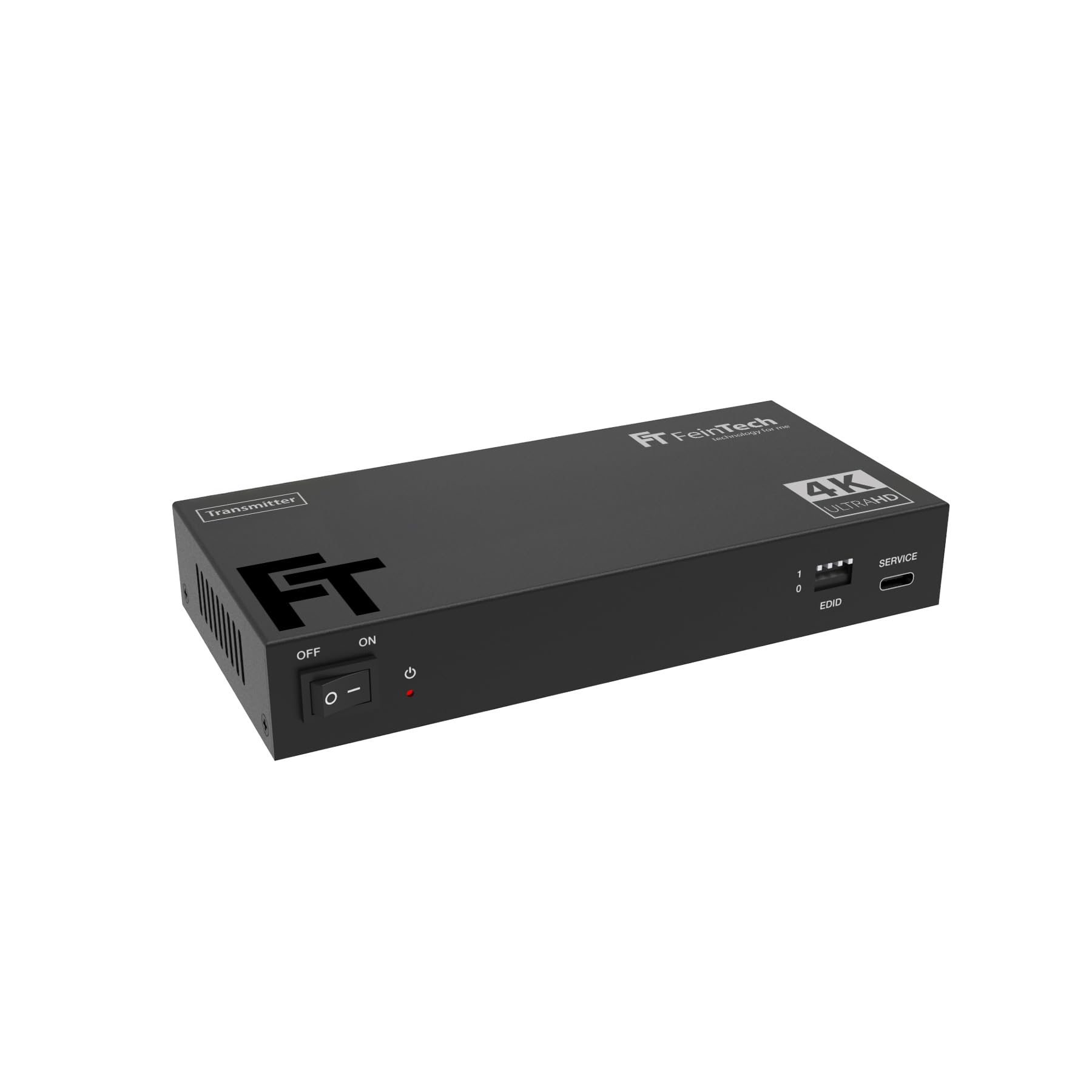 FeinTech SX430 HDMI 2.0 Splitter 1 in 4 Out + Loopthrough Extender 60 m Over CAT LAN 4K 60Hz