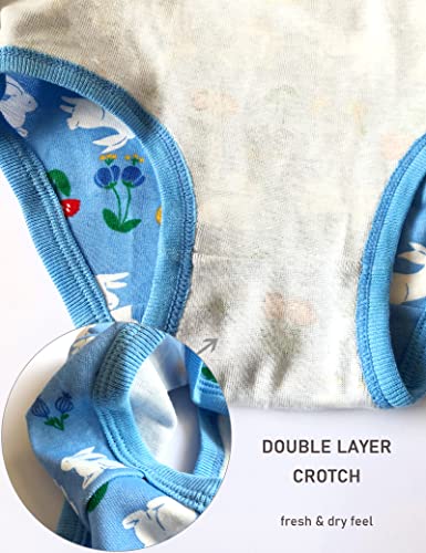 Kiench Girls' Underwear Cotton Panties 6-Pack4