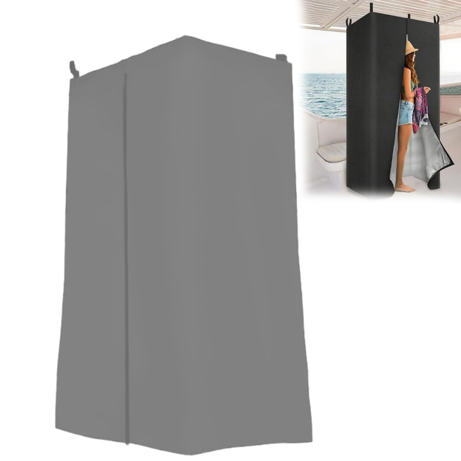 Spogliatoio Portatile - Cabina Cambi Portatile | Cabina Armadio | Tendina Compatta Per Cambio Con Privacy - Spogliatoio Piegevole E Resistente Per Barca, Campeggio, Escursionismo | Riparo Cambi Portat