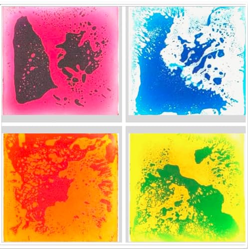 Sensory Tiles Playing Mats for Children Toddler Teens Playroom Dance Floor for Decorative 12x12 Square 4 Tiles