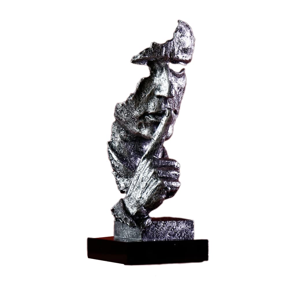 Buxuaaaa Is Gold Figurines Statue Art Sculpture Home Decorative Statuette Bookshelf Dining Table Adornment Accessories Art Figurines Sculptures Home Decoration