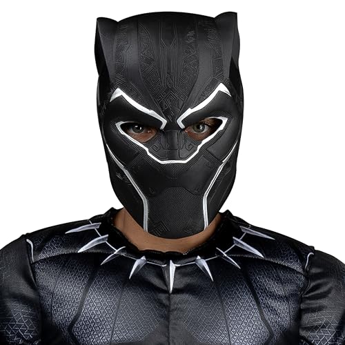 MARVEL Boys Deluxe Black Panther Costume, Kids Superhero Halloween Costume, Child - Officially Licensed4