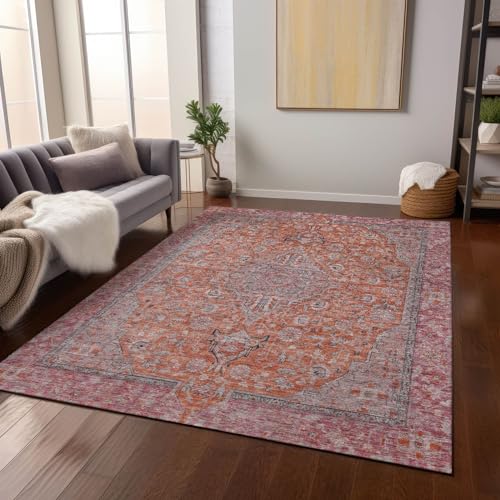 Tapete decorativo Addison Rugs Chantille 76x61 cm naranja miniatura 6