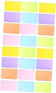 NOLITOY 24 Peças Saco Com Zíper A6 Sacos De Armazenamento Azuis 6 Furos Bolsos De Fichário Bolsas Com Zíper Bolsas De Lápis Poli Caneta Recipiente Bolso Organizador Bolsa Blinder Bolsas