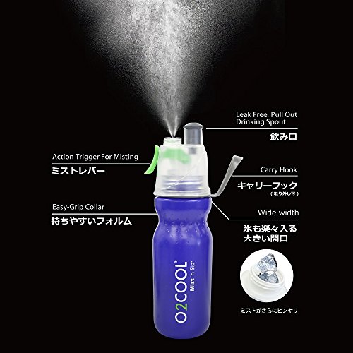 O2COOLオーツークール ドリンクミスト ブルー