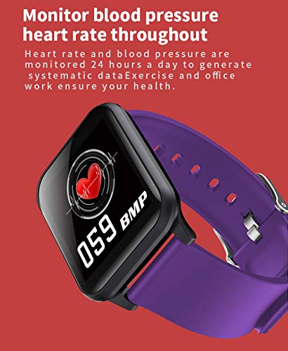 Fitness Tracker Heart Rate Monitor Blood Pressure Smart Watches for Android iOS Pedometer Activity Tracker Watch