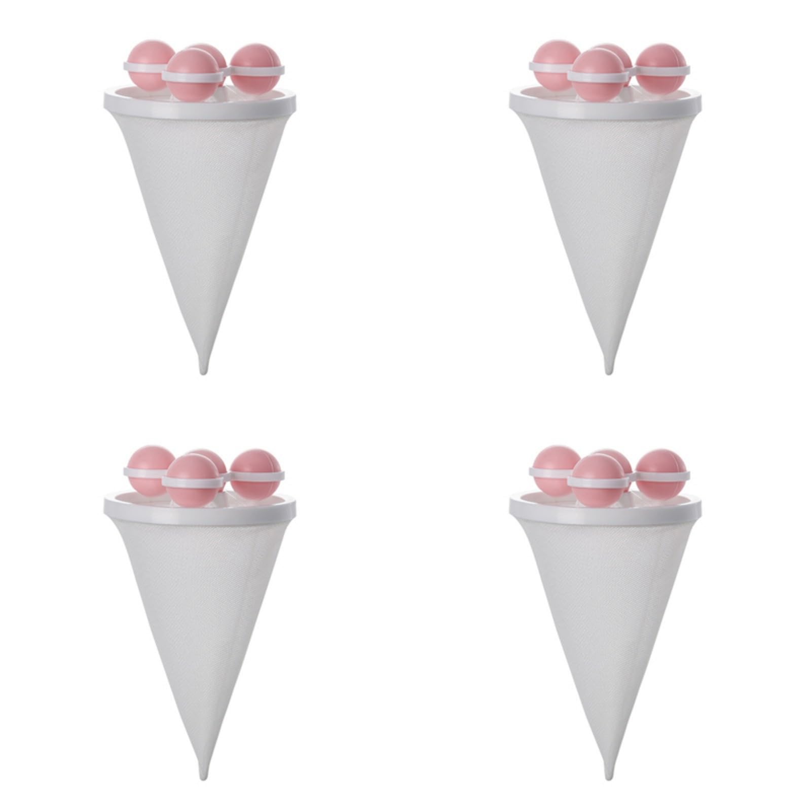 Floating Laundry Filter Ball Lint Remover Set of 4 for Efficient Hair and Removal for Washing Machines Remover for Laundry