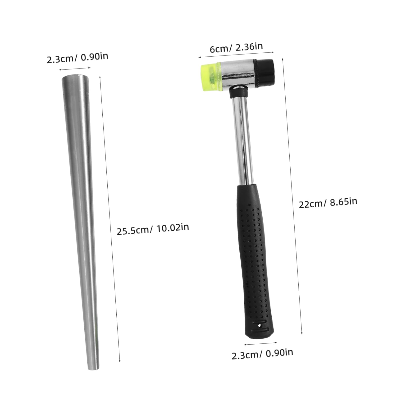 KICHOUSE Lightweight Jewelry Resizer with Hammer for Precision Ring Sizing and Easy Repair of Earrings and Bracelets