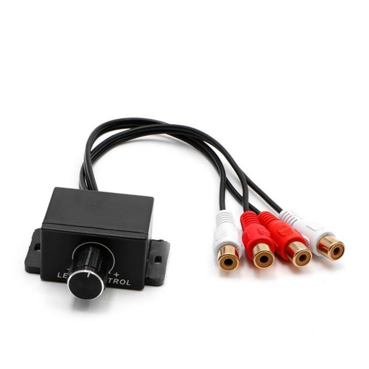 Veemoon Car Level Controller Remote Volume Control Knob for Amplifiers Speakers Easy Installation Elegant Design Music Signal Transmission