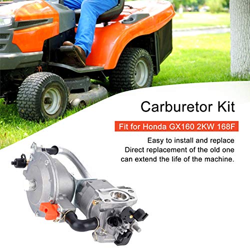 Carburetor Replacement, Carburetor, Stable Performance Long Service Life Chainsaw Accessory, Aluminum Material Fit For Honda Gx160 2Kw 168F For Chainsaw #TOP5