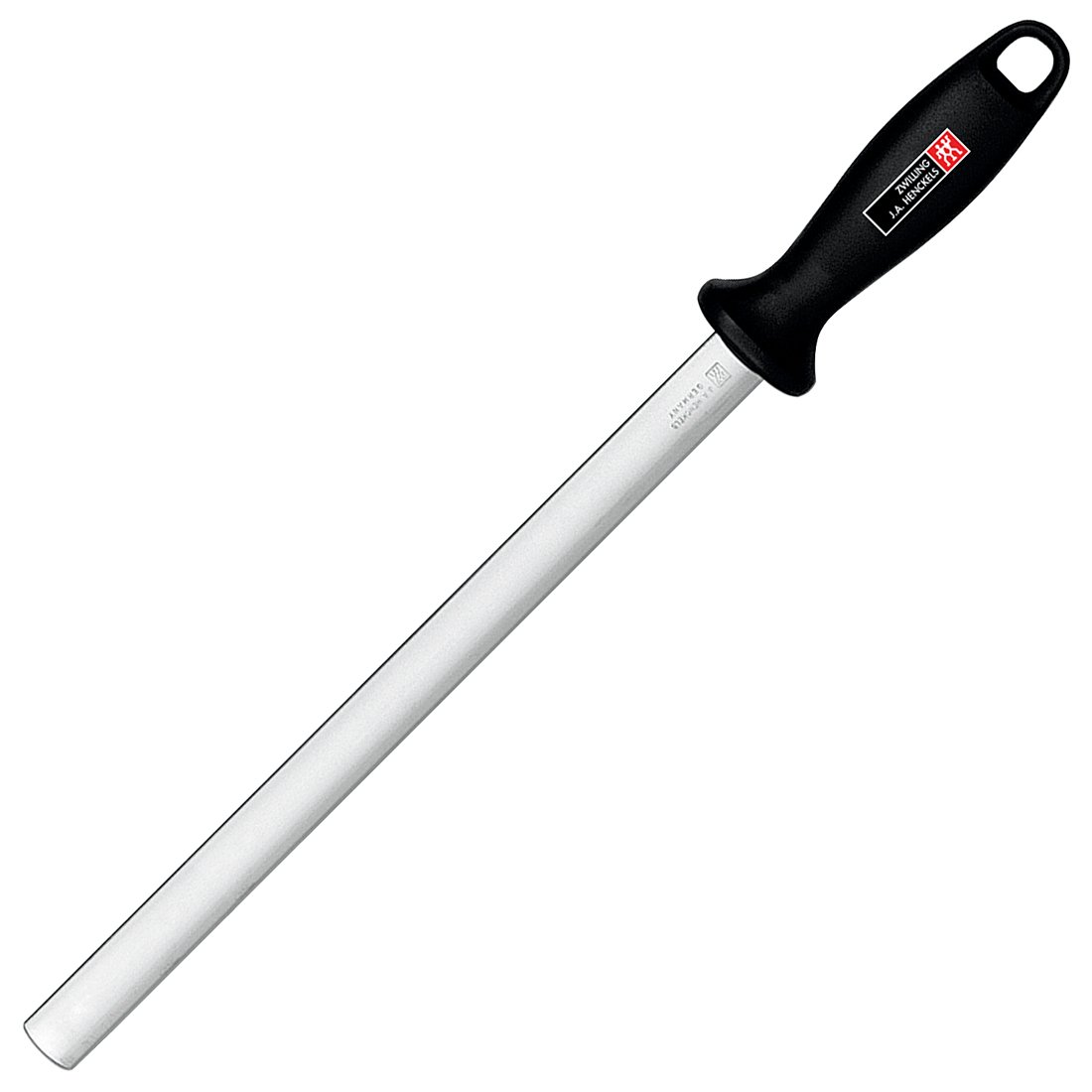 ZWILLING Accesorios Acero para afilar diamantes, 12 pulgadas, negro/acero inoxidable