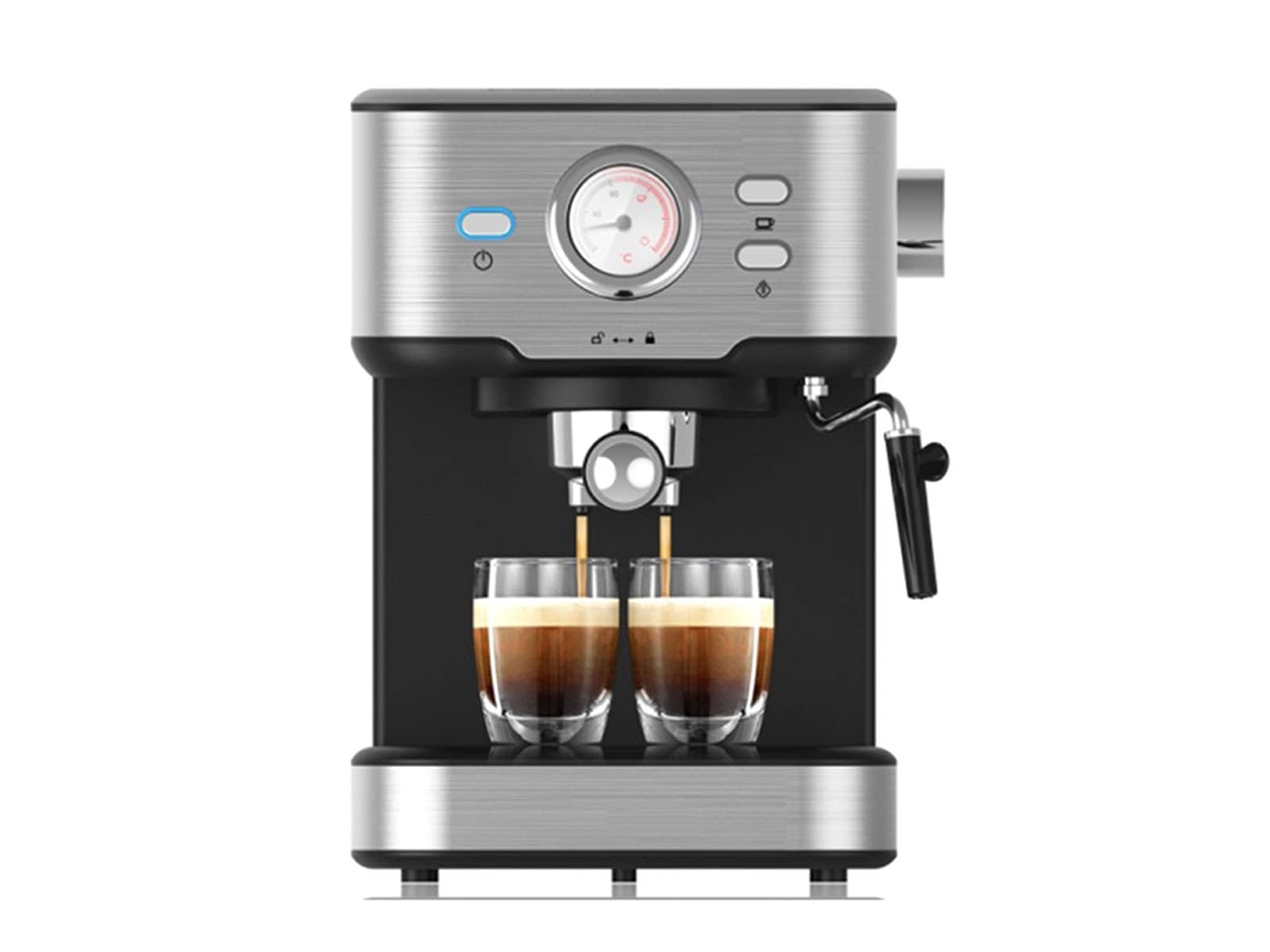 Spacekey, caffettiera professionale da 20 bar, 1350 W, con
