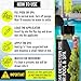 Pool Leak Detection Dye Kit - with 2 Precision Applicators - Made in USA - Superior Long Lasting UV Pool Dye Easily Locates Leaks - for All Pool, Spa, & Hot Tub Types - 8 OZ (Fluorescent Yellow)