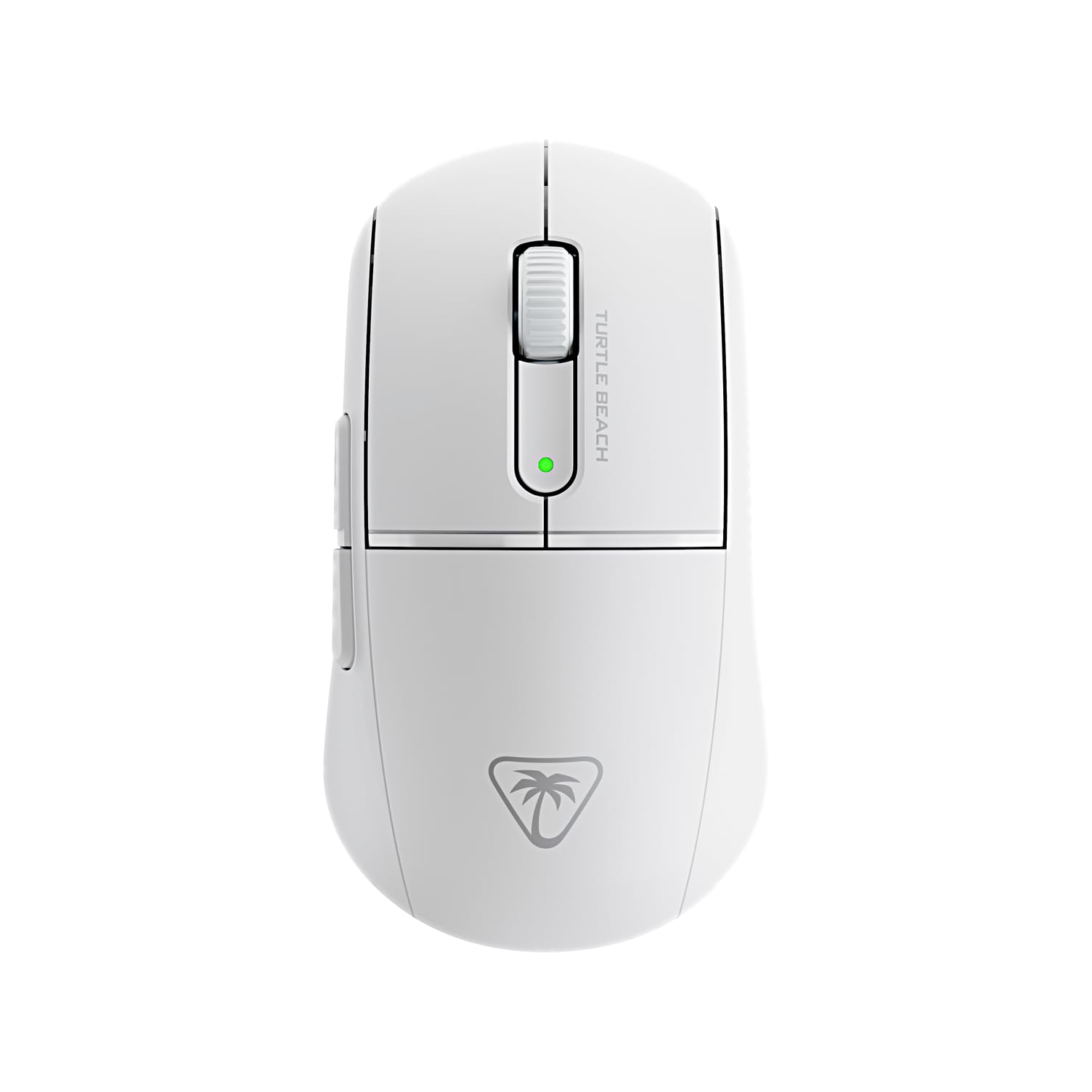 Turtle Beach Gaming Mouse, Ultra Lightweight 1.6 oz (47 g), Burst II Air Wireless, 2.4 GHz/Bluetooth, White/White, 26K Optical, Optical Switch, Left & Right Symmetric, 120 Hours Lasting, USB-C