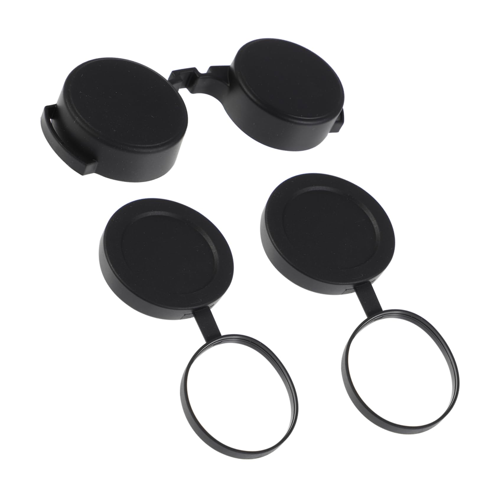 TINEASUR 3sets Sporting Optics Covers Binocular Eyepiece Cap Binocular Lens Cap Cover 3pcs*3
