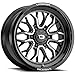 Vision 402 RIOT Custom Wheel - 20x10, -25 Offset, 6x139.7 Bolt Pattern, 106.2mm Hub - Gloss Black with Machined Face Rim