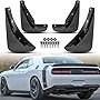 KEWISAUTO Heavy Duty Mud Flaps for Dodge, Premium Front Rear Mud Splash Guards Kit for Dodge Challenger 2015 2016 2017 2018 2019 2020(4PCS, Without Fender Flares)