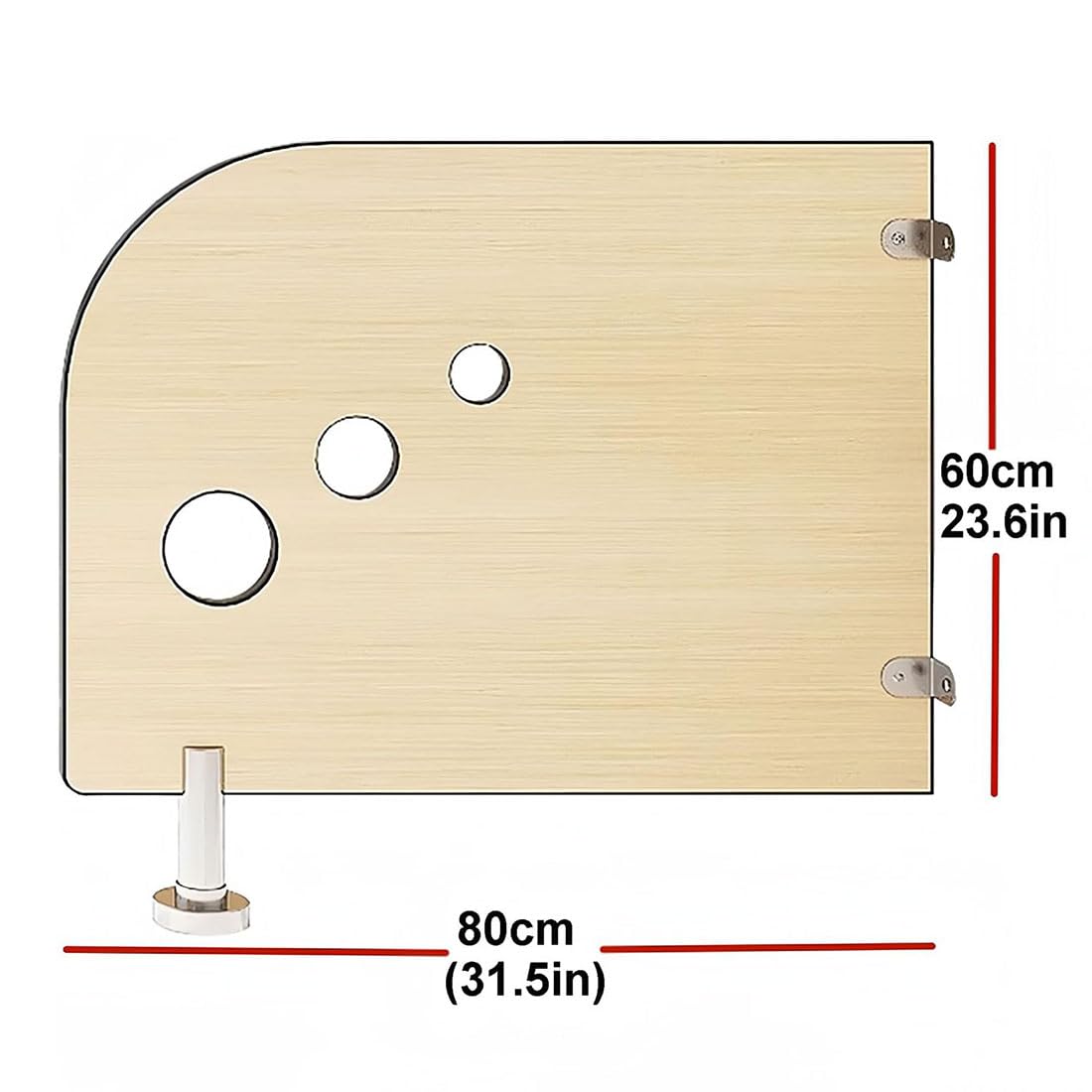 Parete divisoria impermeabile per orinatoi Kinder, confezione da 3 pezzi, 60 x 80 cm, in legno, per asilo, scuole, centri commerciali, design adatto ai bambini