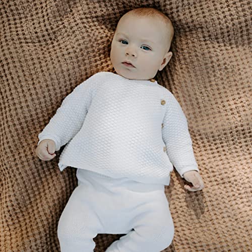 Image of Simka Rose Waffle Baby Blanket Cotton Soft Breathable Swaddle for Nursery, Stroller & Crib Blanket - Receiving Blankets for Boys & Girls, Toddlers- Machine Washable