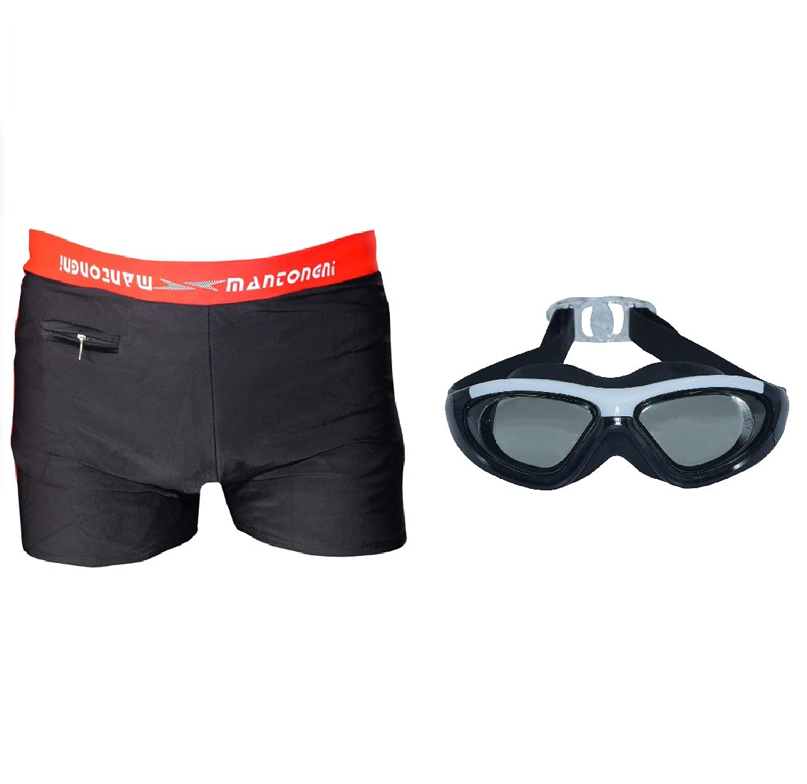 MENS COSTUME IS-5248 BLACK RED MANTONGNI SIZE FREE SIZE WITH GOGGLES SILICONE IS-SG LARGE WITH BOX WHITE-image-49