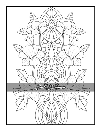 100 Amazing Patterns: An Adult Coloring Book with Fun, Easy, and Relaxing Coloring Pages - Image 52