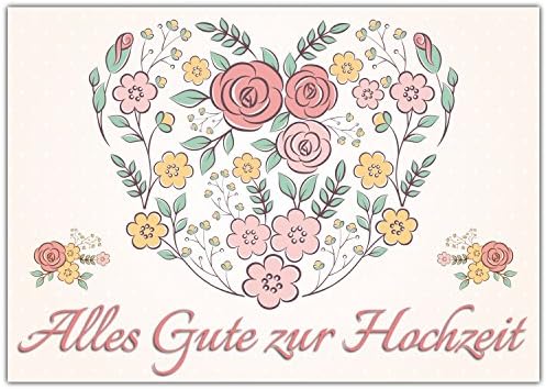XXL Hochzeitskarte Mit Marienkäfer-Motiv – A4 Klappkarte Mit Umschlag, Witzig & Edel