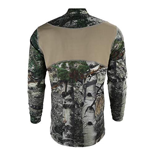 Kenai Camo Hunting Base Layer Mock Neck (MO Mountain Country, 3XL)2
