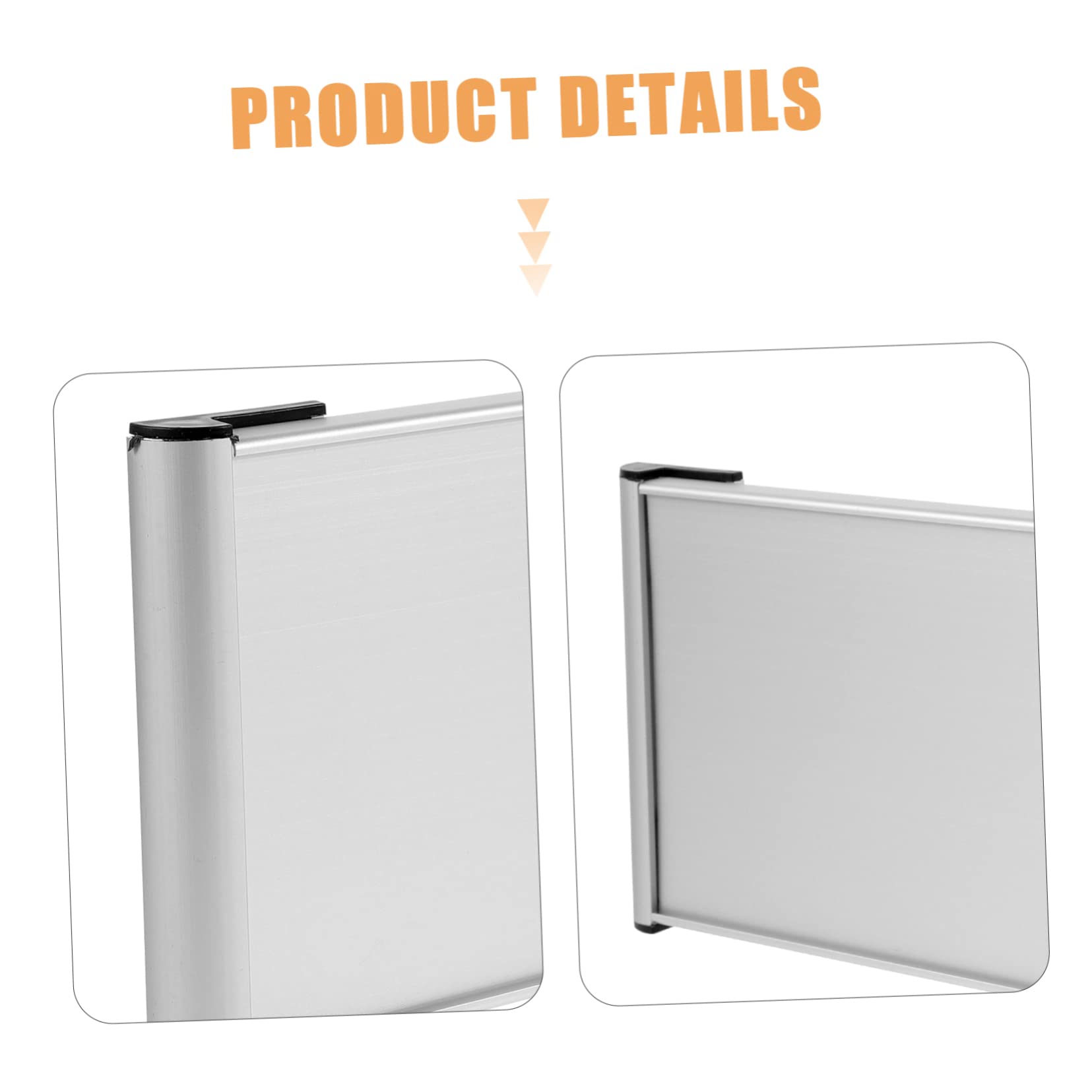 Angoily 6 Piezas Placa Identificativa de Resistente para Puerta de Oficina Doble Cara Personalizable para Señalización Empresarial y Departamentos