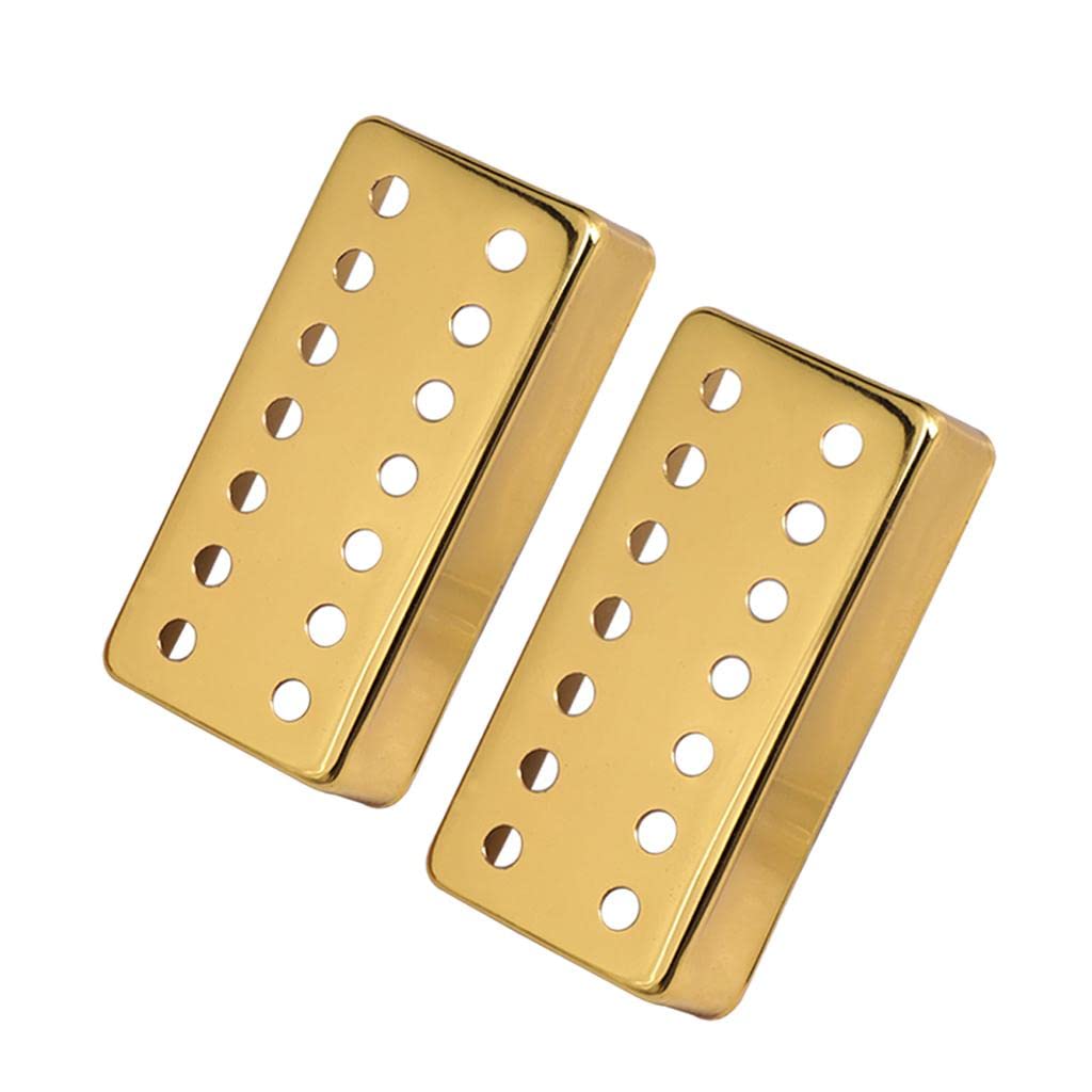 THE STYLE SUTRA® 2 Pieces Humbucker Pickup Covers for 7 String Electric Guitar Gold | Musical Instruments & Gear | Guitars & Basses | Parts & Accessories | Guitar Parts | Pickups-picture-12