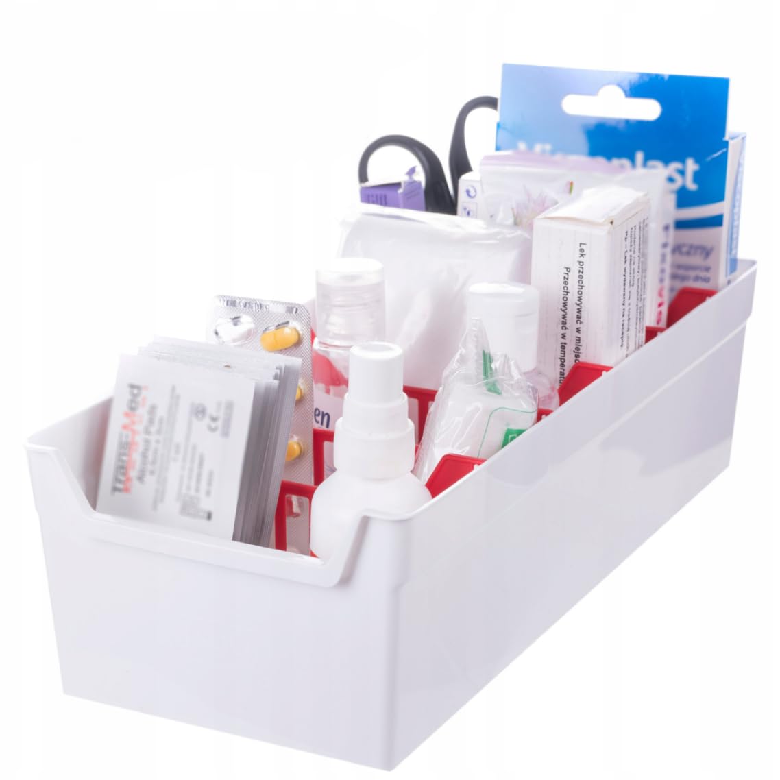 Medicine Storage Organizer Box Separator Cupboard Drawer Case Pills Container Multi Purpose Home Office Pharmacy School