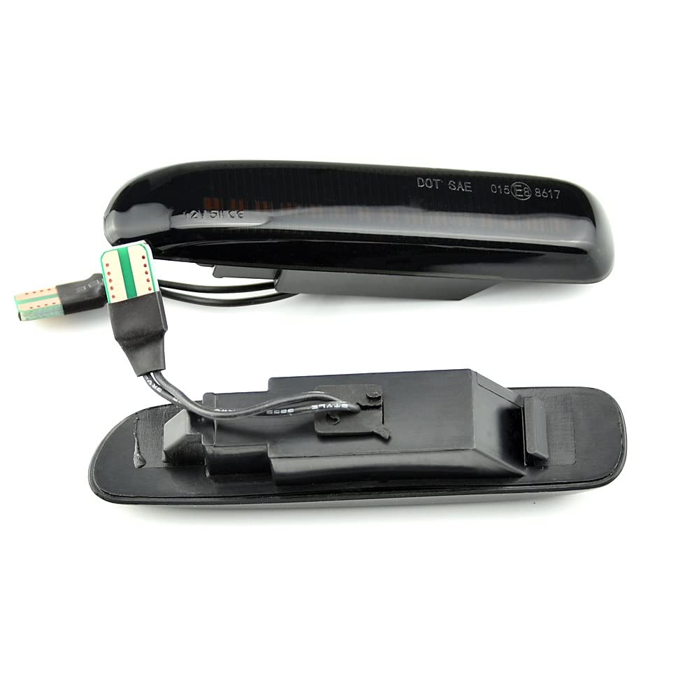 Genérico Indicador Giro Luz Intermitente Secuencial De Posición Lateral Para 3 Series E46 Sedan Coupe Wagon Convertible 1997-2001