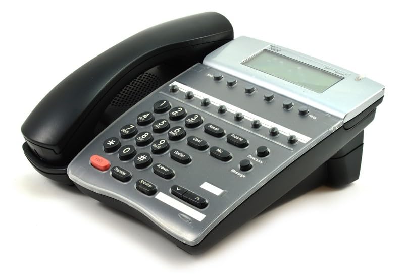 DTR-8D-2(BK) TEL / NEC DTERM SERIES i Black Phone (Part# 780040) (Certified Refurbished)