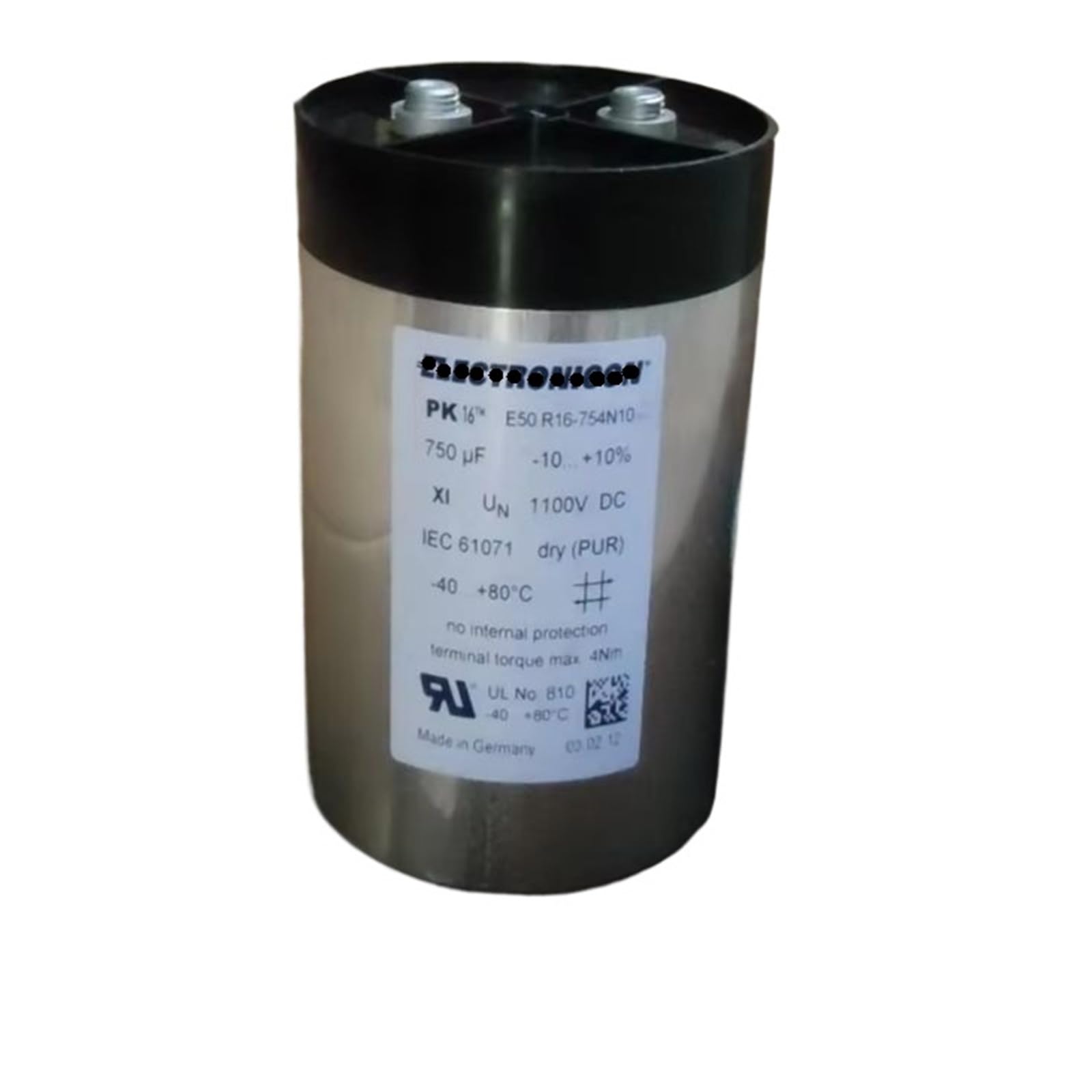 KSZHZYMGX E50R16-754N10 750UF 1100V 1100Vdc film capacitor
