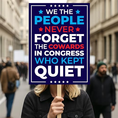 No Kings In America Protest Sign, Anti-Trump Resistance, Political Activist Poster, Rally Sign, Resist Fascism Protest Poster
