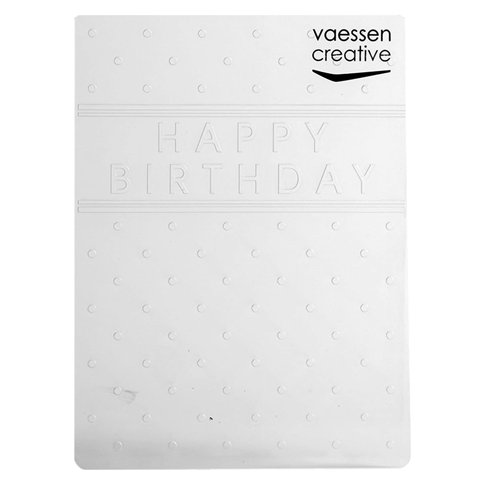 Vaessen Creative Carpeta de Embossing, Transparent, 100605-019