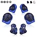 Vikaster Kinder Knieschoner Set 6 in 1 Schutzausrüstung Kinder Knieschützer Ellbogenschützer Set Schutzausrüstung Set für Skateboard Radfahren Roller Skating Radfahren (Blau)