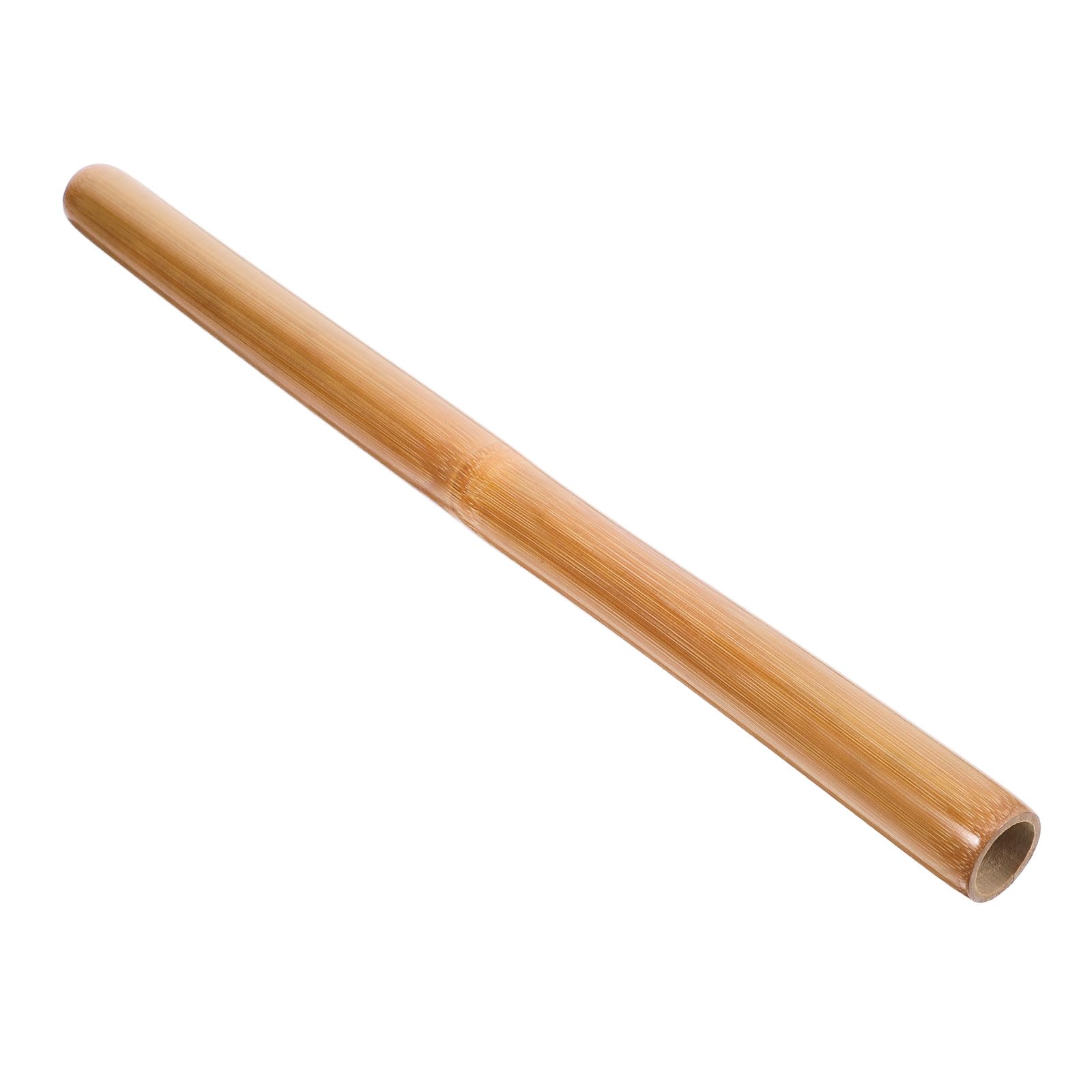 Palo de Masaje de Bambú 42X25 CM Bolsa de Almacenamiento Herramienta Manual para Masaje Corporal y Muscular Masajeador Portátil para Espalda y Cuello Caña Natural para