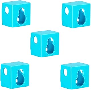 HzdaDeve High Quality Silicone Socks High Temperature Resistant V5 V6 J-Head Hotend Heating Block for Anycubi Kobra Kobra Go Kobra Neo i3 Mega Series Chiron 3D Printing Accessories…