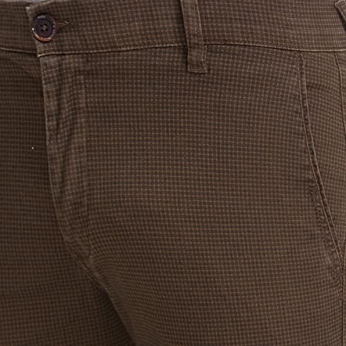 Image of Parx Cotton Black Casual Trouser for Men