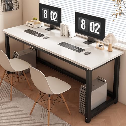 PTAIESIAN ゲーミングデスク パソコンデスク pc デスク 厚さ2.5cmのボード 湾曲したテーブルコーナー 厚さ5cmのスチールパイプ(5cm×5cm) 高さ75cm 調節可能なテーブル脚とフットパッド しっかりとしたサポート 椅子は付属していま