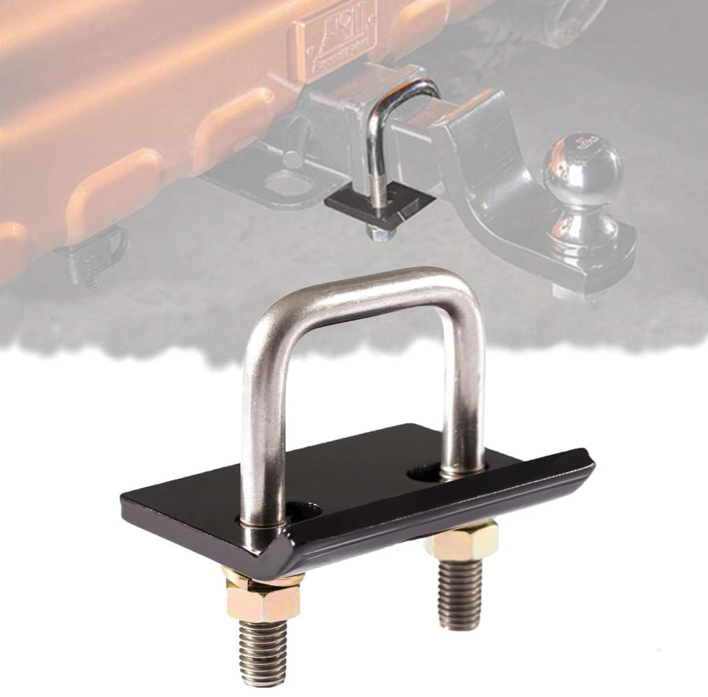 Hitch Tightener, Heavy Duty Anti-Rattle Stabilizer for 1.25" and 2" Hitches, Reduce Movement from Hitch Tray Cargo Carrier Bike Rack Trailer Ball Mount, Rust Free (1 Pcs, Carbon Steel)