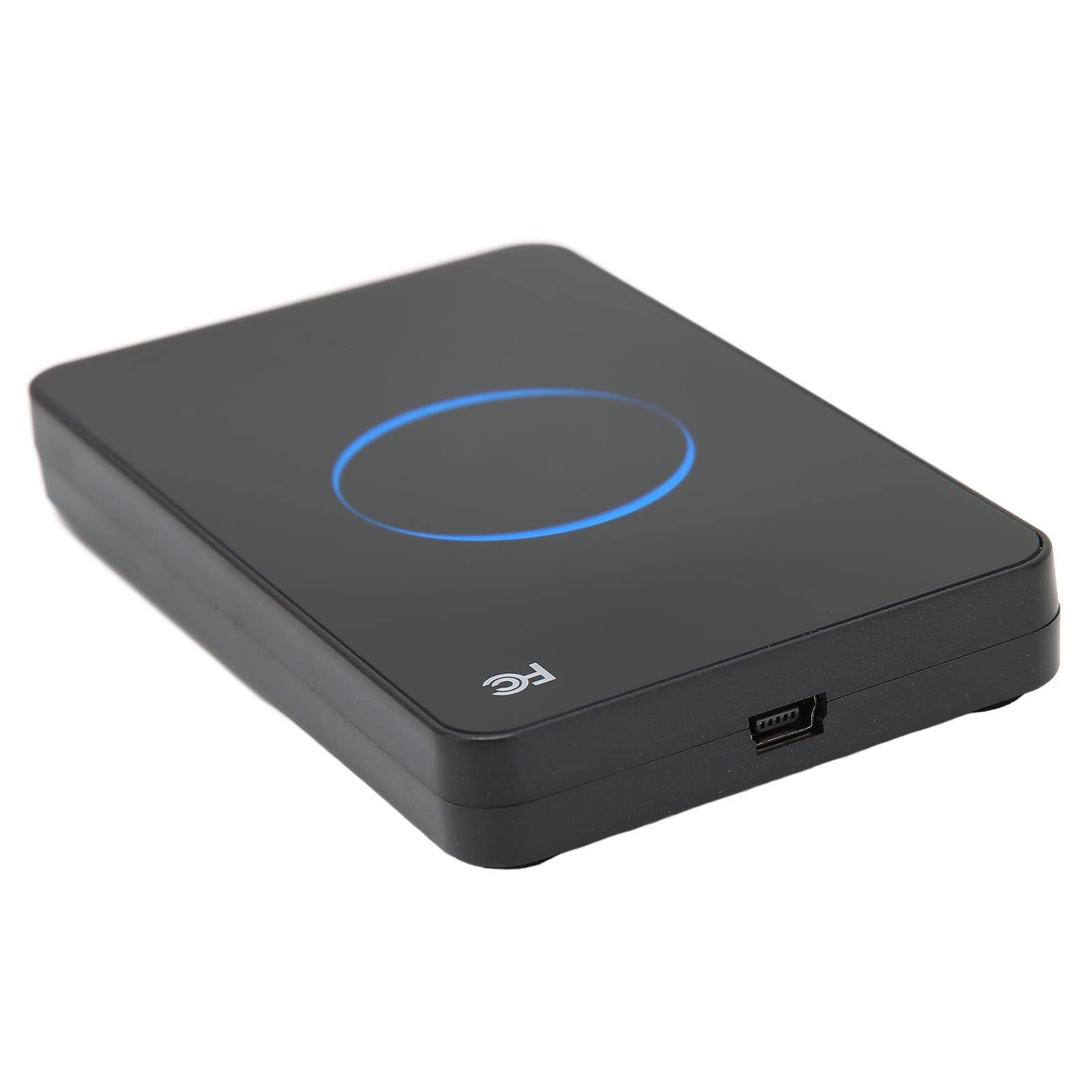 USB NFC Reader, ID Card Reader Plug and Play Beautiful Acrylic Shell Material Effective Prompts Fast Reading with LED Indicator Light for WinXPWin CE