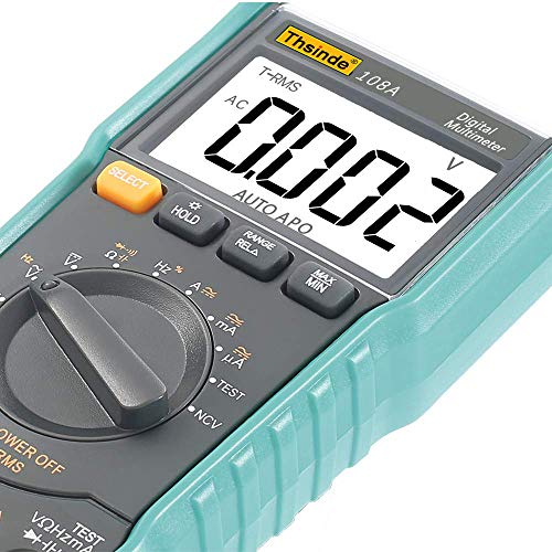 Auto Ranging Digital Multimeter - Sine/Triangle Wave Out Put Voltage Tester AC/DC Voltage AC/DC Current Ohm Volt Test Diode Continuity Test