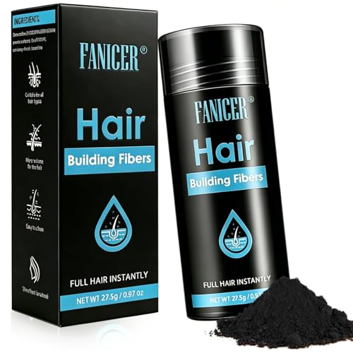 27.5G Fibres Capillaires Densifiantes En Poudre, Poudre De Fibres Pour Cheveux Clairsemés, Poudre...